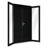 Porta de Aço Balcão 4 Folhas 215x120cm Facilitá Lucasa - 1