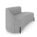 Ver imagem 6 de Sofá 3 Lugares Orgânico 180cm Pé Ferro Preto Morgan Suede Cinza D03 - D’Rossi