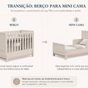 Ver imagem 4 de Berço 2 em 1 Multifuncional MDF Linha Afeto Bege/Areia/Rose