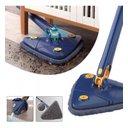 Ver imagem 3 de Rodo Triângulo Mop Giratório 360 Para Piso Lava E Seca Pano C/ 1 pano Microfibra