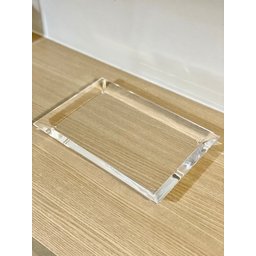 Bandeja Base Maciça Acrílico Tipo Bloco De 25mm Linda 40x20 - 9
