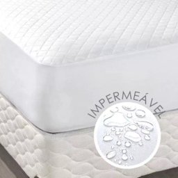 Capa de Colchão Impermeável Matelado Solteiro Branco - 1