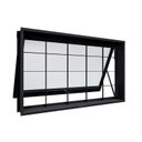 Ver imagem 1 de Janela de Aço Maximo Ar com Grade Quadrada 60x80x12cm Facilitá Lucasa