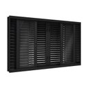 Ver imagem 1 de Janela de Aço Veneziana Flex 6 Folhas 100x150cm Facilitá Lucasa Preto