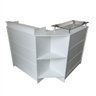 Balcão Caixa e Recepção 100% Mdf Lojas e Comércios Branco - Suprema Móveis - 1