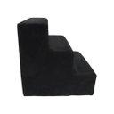 Ver imagem 2 de Escada para Pet 3 Degraus Veludo Preto