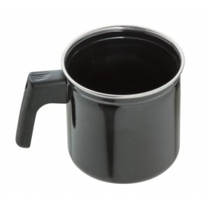 Jarro Esmaltado Pequeno 700ml Preto