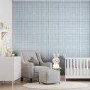 Ver imagem 1 de Papel de Parede Bobinex Revoada - Xadrez Picnic Azul Céu 4444