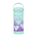 Ver imagem 1 de Garrafa Garrafinha Térmica Infantil Thermos 355ml Corações
