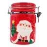 Baleiro Enfeite Natal Pote Natalino Papai Noel Cerâmica 15,5cm - 1