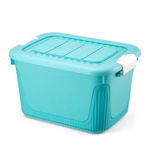 Caixa Organizadora Container 30 Trava/roda Plasnorthon Verde