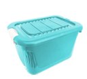 Ver imagem 5 de Caixa Organizadora Container 30 Trava/roda Plasnorthon Verde