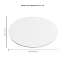 Ver imagem 3 de Tampo de Mesa Redondo 120cm X 15mm 100% Mdf Rimo Branco