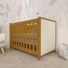 Berço Mini Cama Estofado Madeira Maciça Tudor - 2