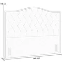 Ver imagem 4 de Cabeceira Cama Box Queen 160 cm P05 Grécia Linho Cru - Lyam Decor