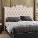 Ver imagem 2 de Cabeceira Cama Box Queen 160 Cm P05 Grécia Linho Bege Claro - Lyam Decor
