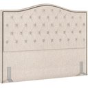 Ver imagem 1 de Cabeceira Cama Box Queen 160 Cm P05 Grécia Linho Bege Claro - Lyam Decor