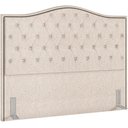Ver imagem 2 de Cabeceira Cama Box Queen 160 cm P05 Grécia Linho Cru - Lyam Decor