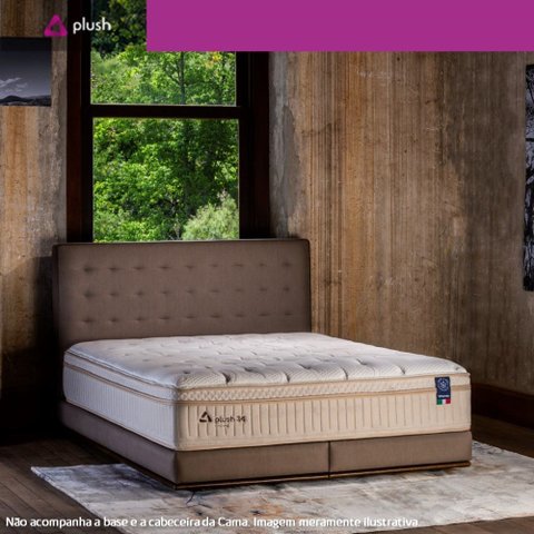 Colchão King Trinomio Trinomio Plush 34 - Super-super 193x203x34