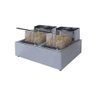 Fritadeira Elétrica 2 Cubas Aço Inox 12 Litros 220v 5000w - 5