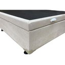 Ver imagem 1 de Base Box Baú Casal Courino Linho Areia 138x188x42