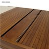 Mesa de Jantar Extensível 178x78cm Tampo Vidro Atena - 3