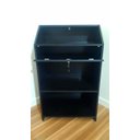 Ver imagem 2 de Balcão Caixa Valet para Lojas, Recepção, Academia, Barbearia na Cor Preta