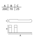 Ver imagem 2 de Papeleira Italy Line Solano Inox Polido