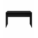 Ver imagem 3 de Mesa Escrivaninha Escritório 110cm X 70cm Pés Painel F5 Cor:preto
