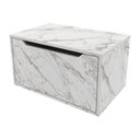 Ver imagem 5 de Gabinete Banheiro Suspenso 60cm com 1 Porta Multimóveis CR10123 Mármore Branco