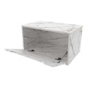 Ver imagem 4 de Gabinete Banheiro Suspenso 60cm com 1 Porta Multimóveis CR10123 Mármore Branco