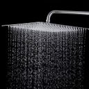 Ver imagem 1 de Ducha de Inox Quadrada 30x30 Cm de Parede Cromada Braço Redondo Pex