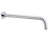 Ducha de Inox Quadrada 30x30 Cm de Parede Cromada Braço Redondo Pex - 3