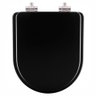 Assento Sanitário Nexo Preto Fechamento Lento para Louça Roca - 1