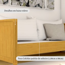 Cama Sofá Infantil 69cm x 197cm Tudor - 6