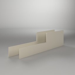 Kit Mini Cama em MDF 127cm Tudor - 1