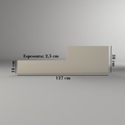 Kit Mini Cama em MDF 127cm Tudor - 2