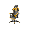 Cadeira de Escritório Gamer Ergonômica Reclinável Amarelo - 6