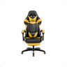 Cadeira de Escritório Gamer Ergonômica Reclinável Amarelo - 1