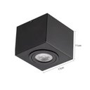 Ver imagem 3 de Jogo 4 Luminárias de Teto 17cm Preto Plafon E27 PAR30 Box Dital