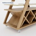 Ver imagem 2 de Carrinho Bar Taj Fit MDF 100cm Álamo Rudnick
