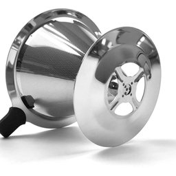Coador de Café Inox Pare de Gastar Dinheiro Comprando Filtro - 5