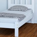 Ver imagem 3 de Cama Solteiro em Madeira Maciça Branco Nemargi