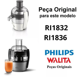 Tampa Superior Espremedor Centrifuga Philips Walita Ri1832 - 3