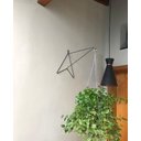 Ver imagem 6 de Kit 2 Suporte a Pendurar Xaxim Planta Flor Parede 25 Cm