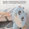 Organizador Infantil Estante Brinquedos Bau Caixa Multiuso Porta Treco Armario Quarto Bebe Azul Gira - 4