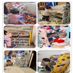 Organizador Infantil Estante Brinquedos Bau Caixa Multiuso Porta Treco Armario Quarto Bebe Azul Gira - 3