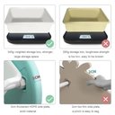 Ver imagem 5 de Organizador Infantil Estante Brinquedos Bau Caixa Multiuso Porta Treco Armario Quarto Bebe Azul Gira