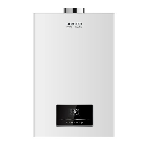 Aquecedor de Água a Gás Komeco Ko 26 D Prime Wifi Branco Digital Bivolt 26litros Gás Gn