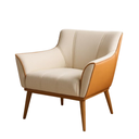 Ver imagem 3 de Cadeira Poltrona Decorativa Berlim Pes Palito Sala Recepçao